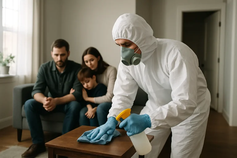 Intervention d'Urgence : Témoignage d'une Famille Après un Nettoyage Post-Décès